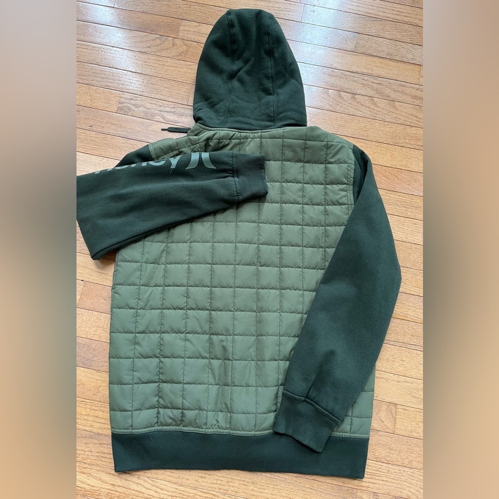 Hurley Olive Quilted Jacket - Picture 3 of 3
